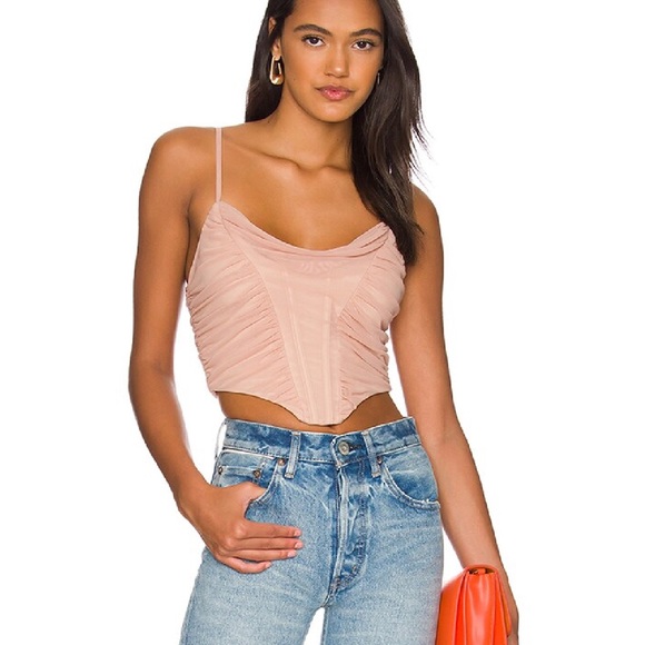 ✨REVOLVE - BLAIRE CORSET TOP 
- NUDE
- NEVER WORN - Picture 5 of 5